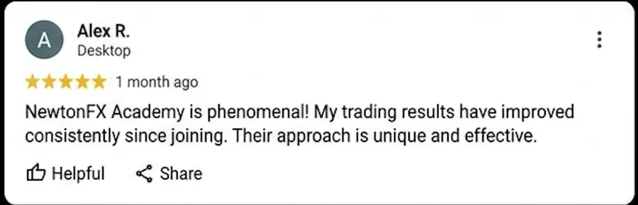 Alex R. — 5-star review of NewtonFX Academy